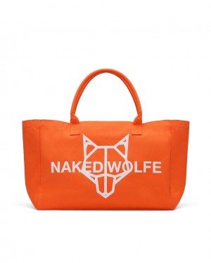 Naked Wolfe Canvas Tote Bag Torbe Ženski Oranžne Slovenija | W2L-5662