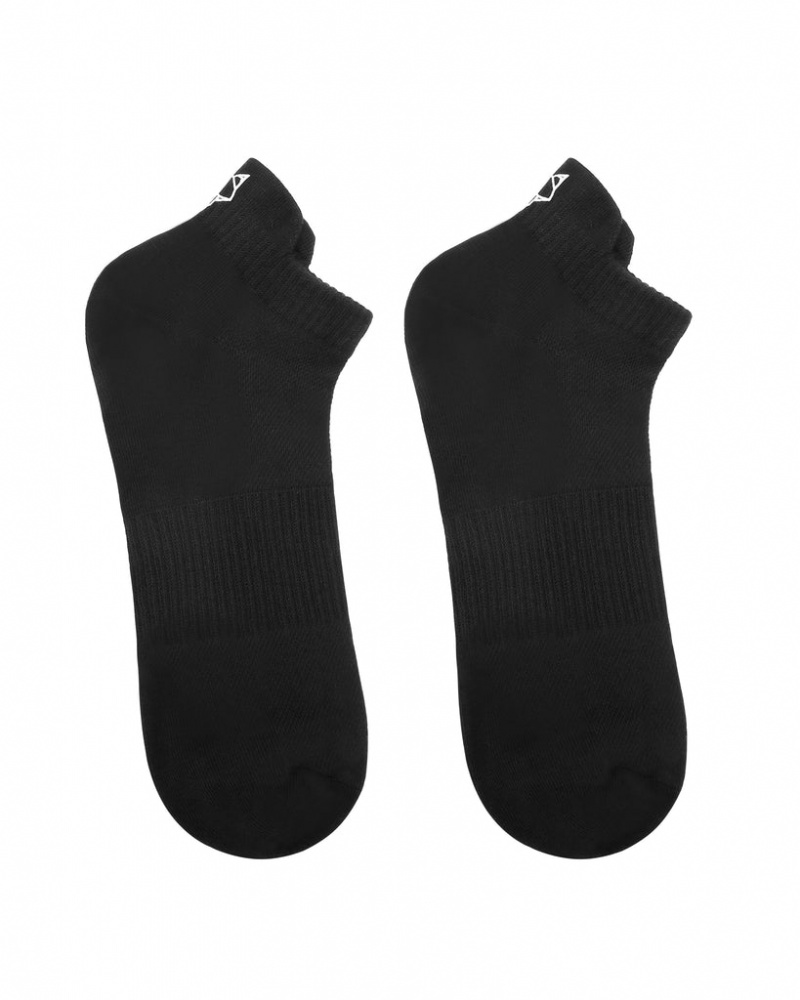 Naked Wolfe 3 Pack Mens Egyptian Cotton Ankle Socks Nogavice Moški Črne Slovenija | M6B-0692