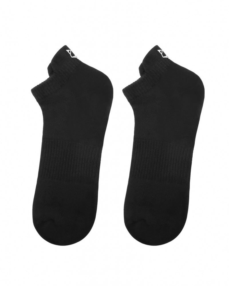 Naked Wolfe 3 Pack Mens Egyptian Cotton Ankle Socks Nogavice Moški Črne Slovenija | M6B-0692