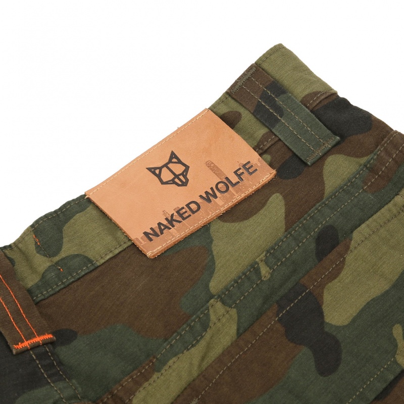 Naked Wolfe Baggy Pocket Cargo Pants Hlače Moški Maskirni Vzorec Slovenija | K0R-1487