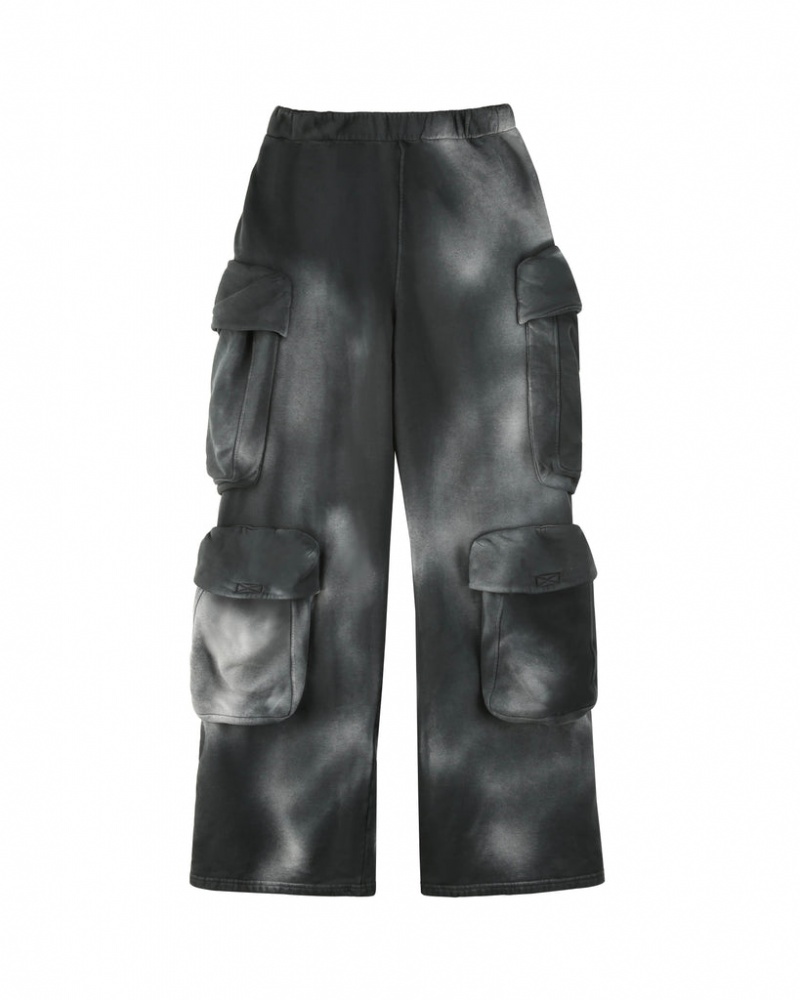 Naked Wolfe Cargo Sweatpants Hlače Moški Črne Slovenija | F8I-6875