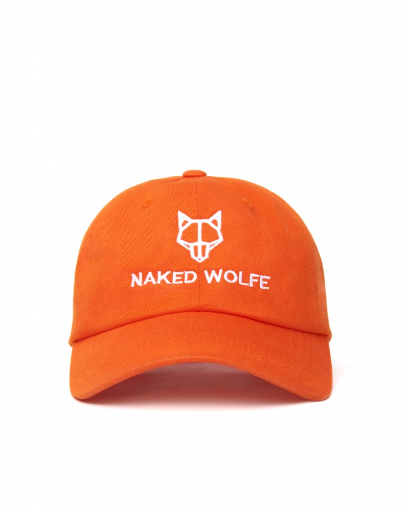 Naked Wolfe Classic Wolfe Cap Klobuki Moški Oranžne Slovenija | R0Z-3000