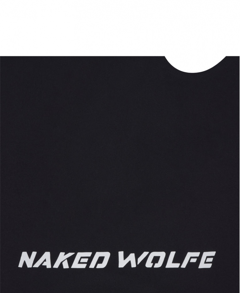 Naked Wolfe Cut Out Crop Športna Oblačila Ženski Črne Slovenija | B0A-2287