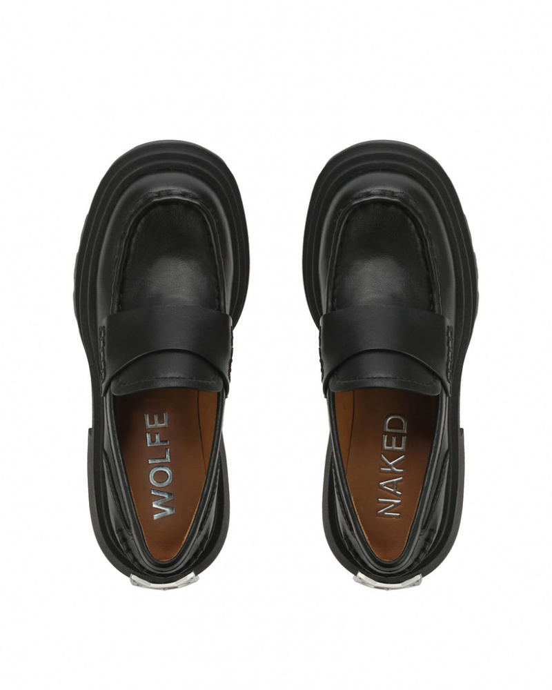 Naked Wolfe Swish Loafers Ženski Črne Slovenija | T7X-7316