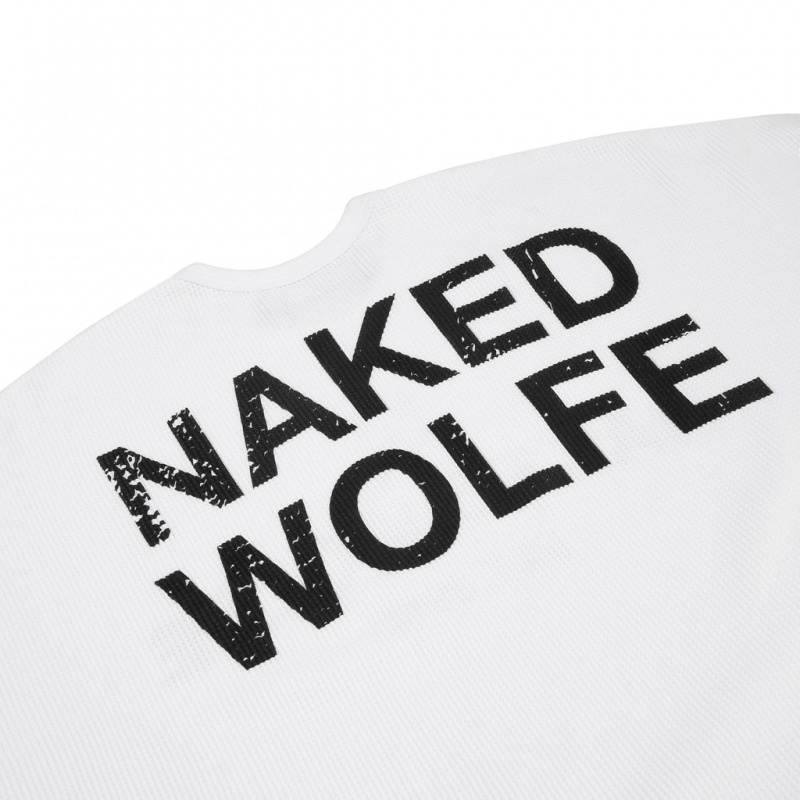 Naked Wolfe Thermal Majice Moški Bele Slovenija | E4R-4290